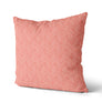 Coussin Petits chevrons corail