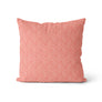 Coussin Petits chevrons corail