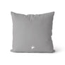 Coussin Chevrons couleur gris moyen
