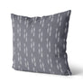 Coussin Flèches couleur gris foncé