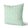 Coussin Flèches couleur vert menthe