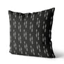 Coussin Flèches couleur noir et blanc