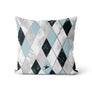 Coussin Losanges couleur bleu ciel