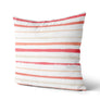 Coussin Rayures corail