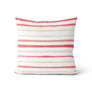 Coussin Rayures corail