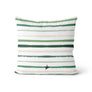 Coussin Rayures vert