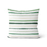 Coussin Rayures vert