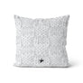 Coussin Effet tricot couleur blanc