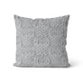 Coussin Effet tricot couleur gris moyen