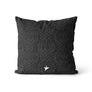 Coussin Effet tricot couleur noir