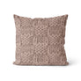 Coussin Effet tricot couleur nude