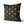 Coussin Chevrons couleur noir et or