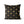 Coussin Chevrons couleur noir et or