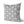 Coussin Chevrons couleur gris moyen
