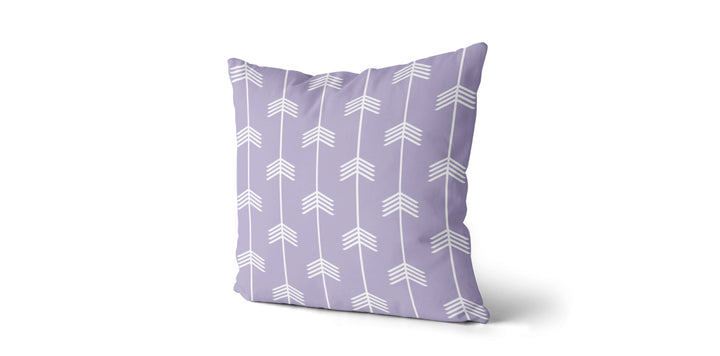 Coussin Chevrons couleur lilas