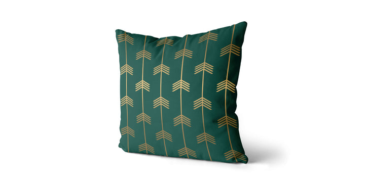 Coussin Chevrons couleur vert manan