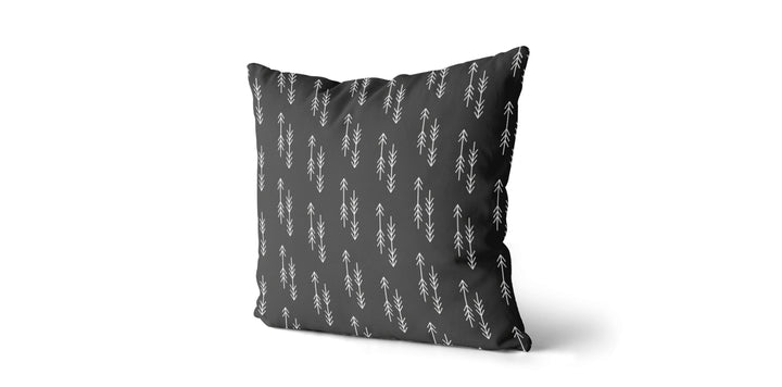 Coussin Flèches couleur charcoal