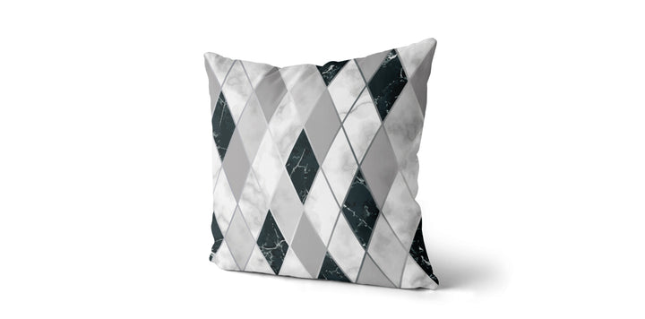 Coussin Losanges couleur gris