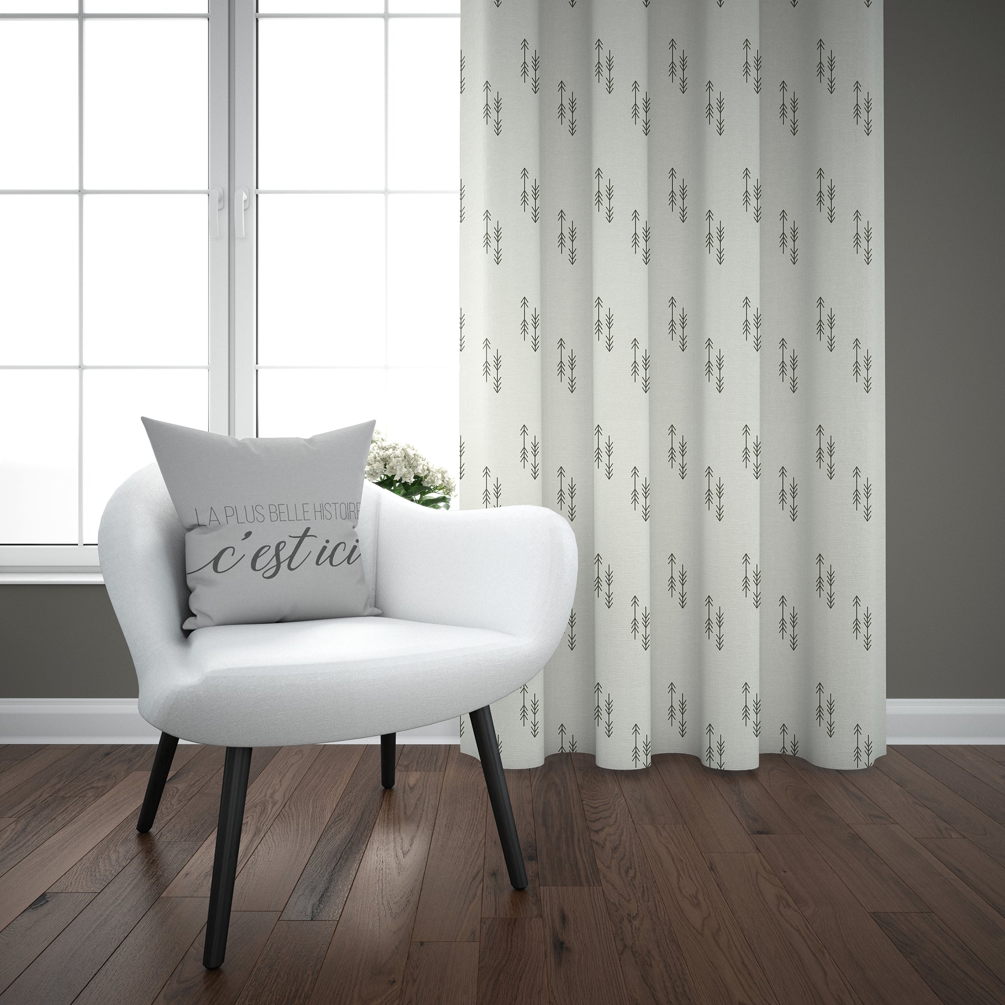 Panneau Flèche couleur beige – Otelia Maison