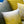 Coussin Tie dye jaune